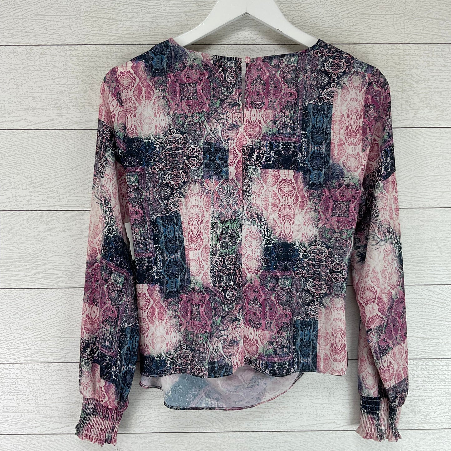 Top Long Sleeve By Inc In Pink, Size: S