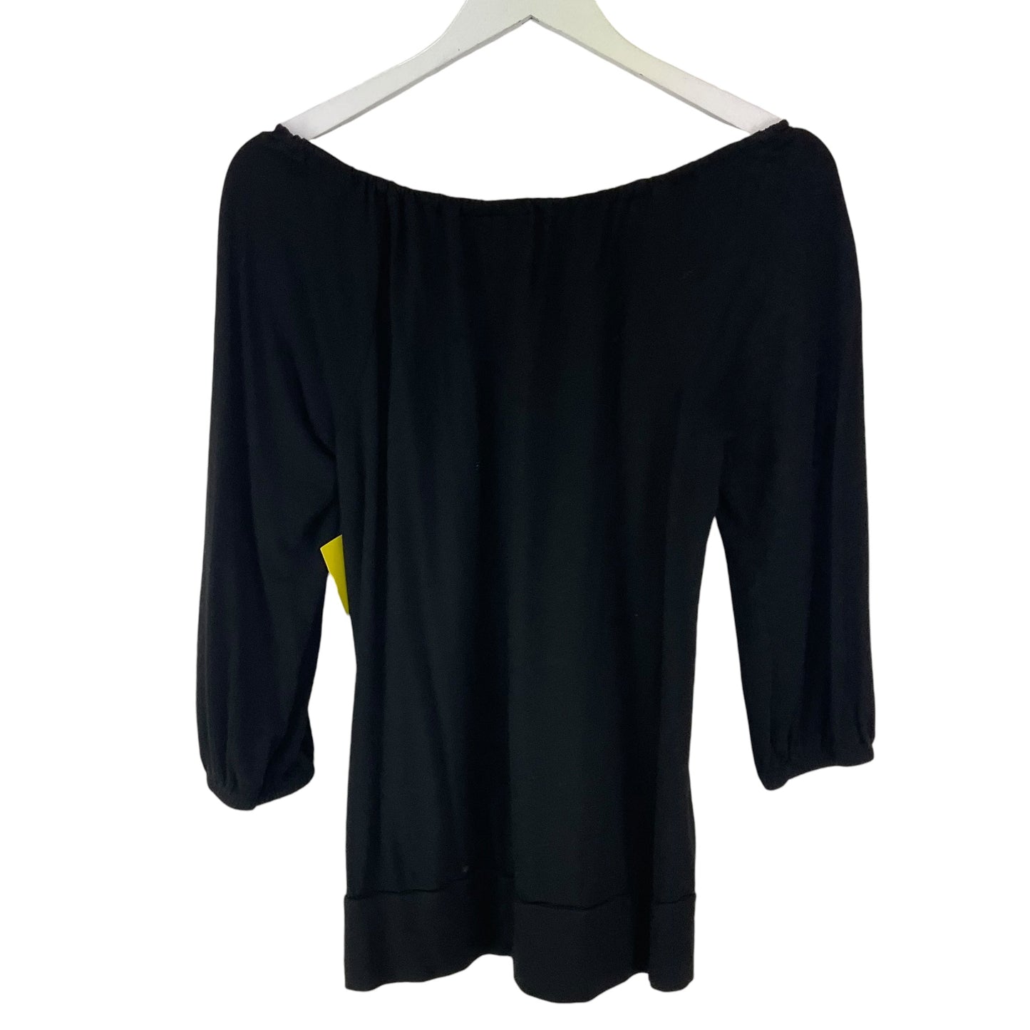 Top Long Sleeve By Inc In Black, Size: M