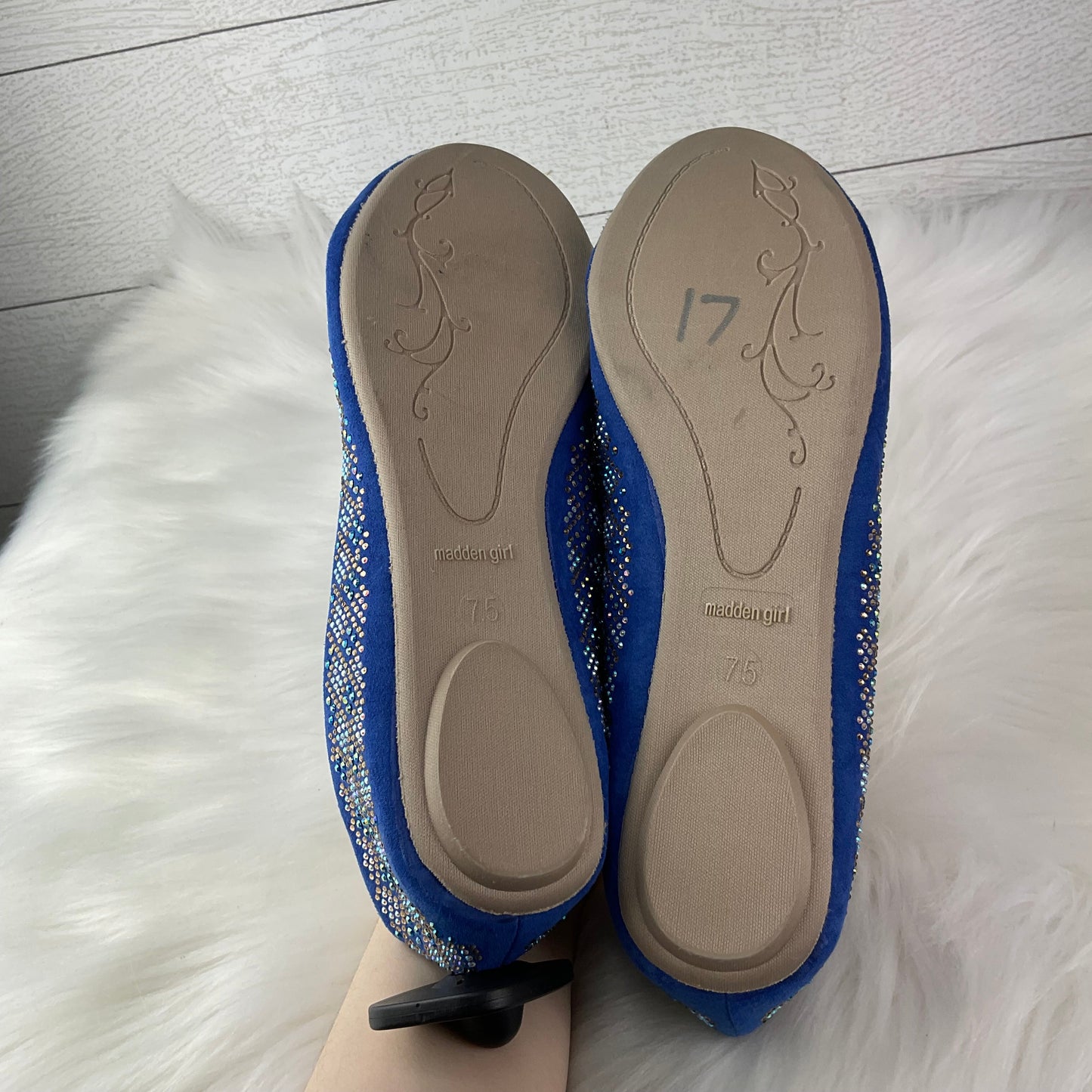 Shoes Flats By Madden Girl In Blue, Size: 7.5