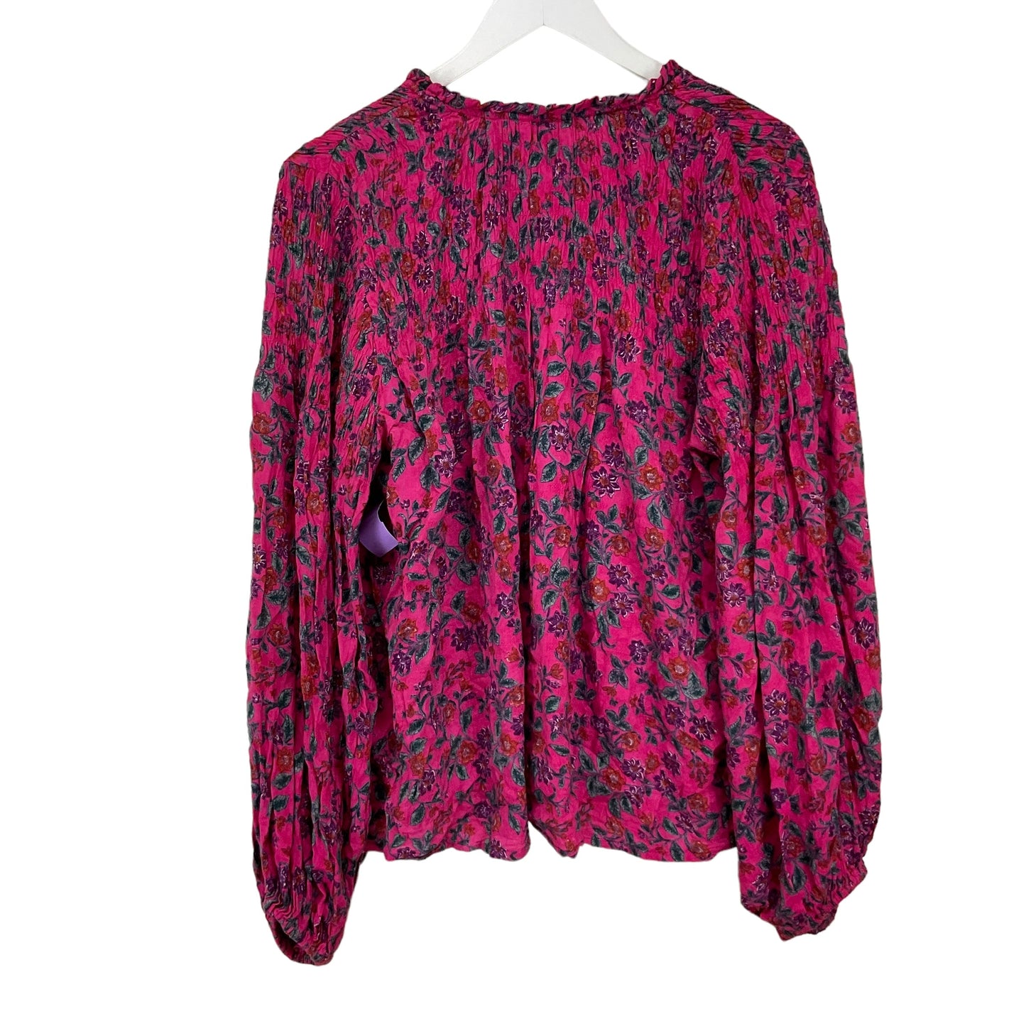 Floral Print Top Long Sleeve Maeve, Size 3x