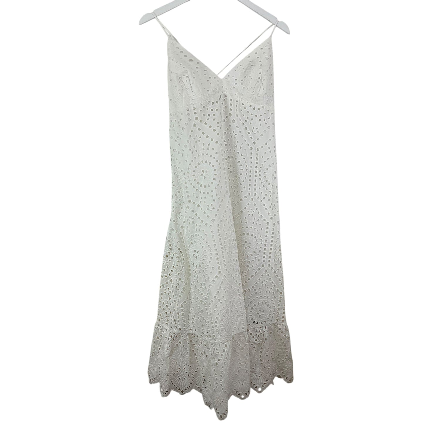 Dress Casual Maxi By H&m In White, Size: L