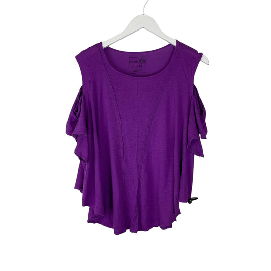 Top Short Sleeve By We The Free In Purple, Size: L