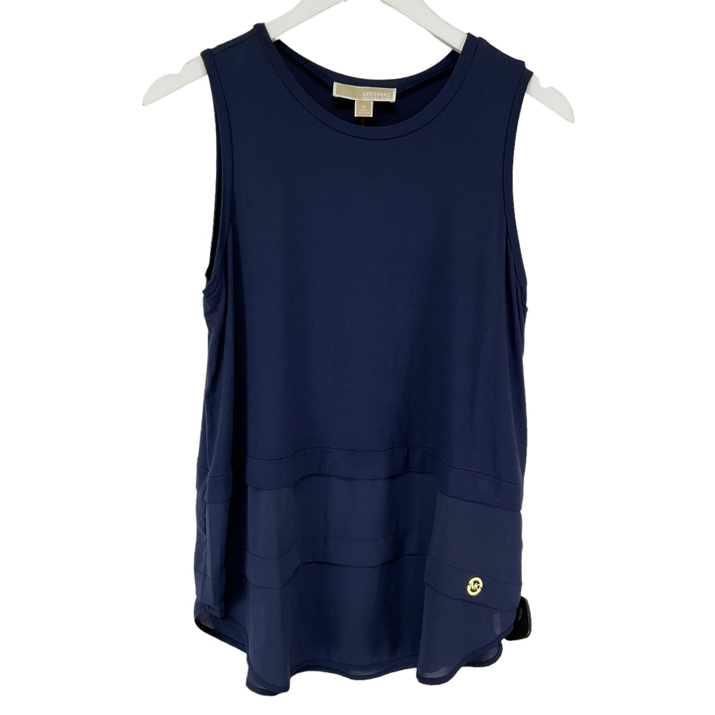 Navy Top Sleeveless Michael Kors, Size M