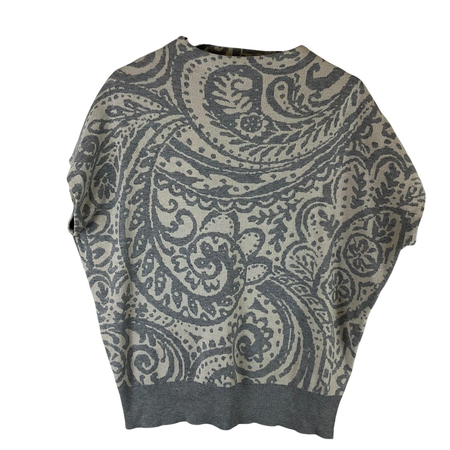 Sweater Short Sleeve By Cynthia Rowley In Grey, Size: M