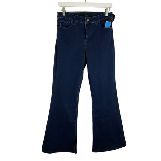 Jeans Flared By J Brand In Blue Denim, Size: 6