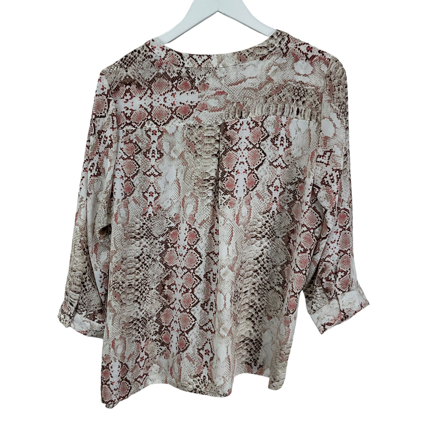 Top Long Sleeve By Zac And Rachel In Pink, Size: Xl