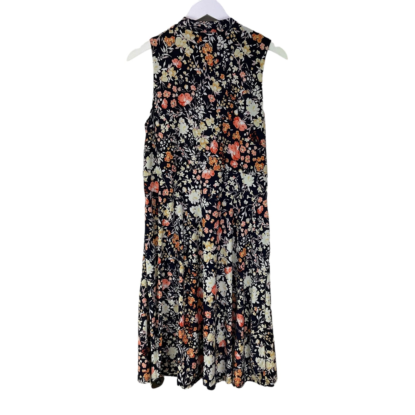 Dress Casual Midi By Anne Klein In Floral Print, Size: 16