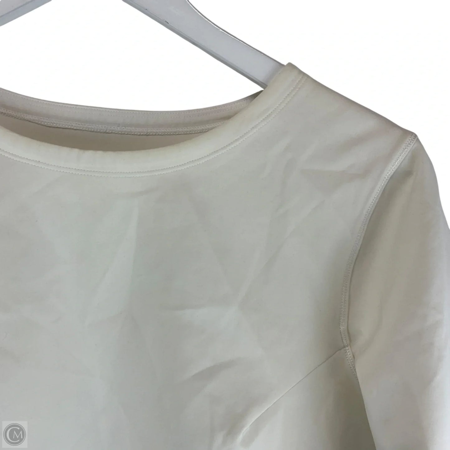 Athletic Top Long Sleeve Crewneck By Lululemon In Cream