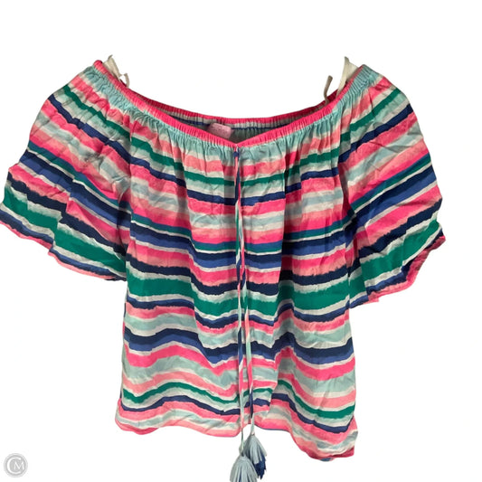 Top Short Sleeve Designer By Lilly Pulitzer In Multi-colored, Size: Xs