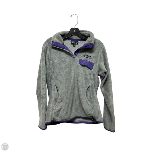 Jacket Faux Fur & Sherpa By Patagonia In Grey, Size: M