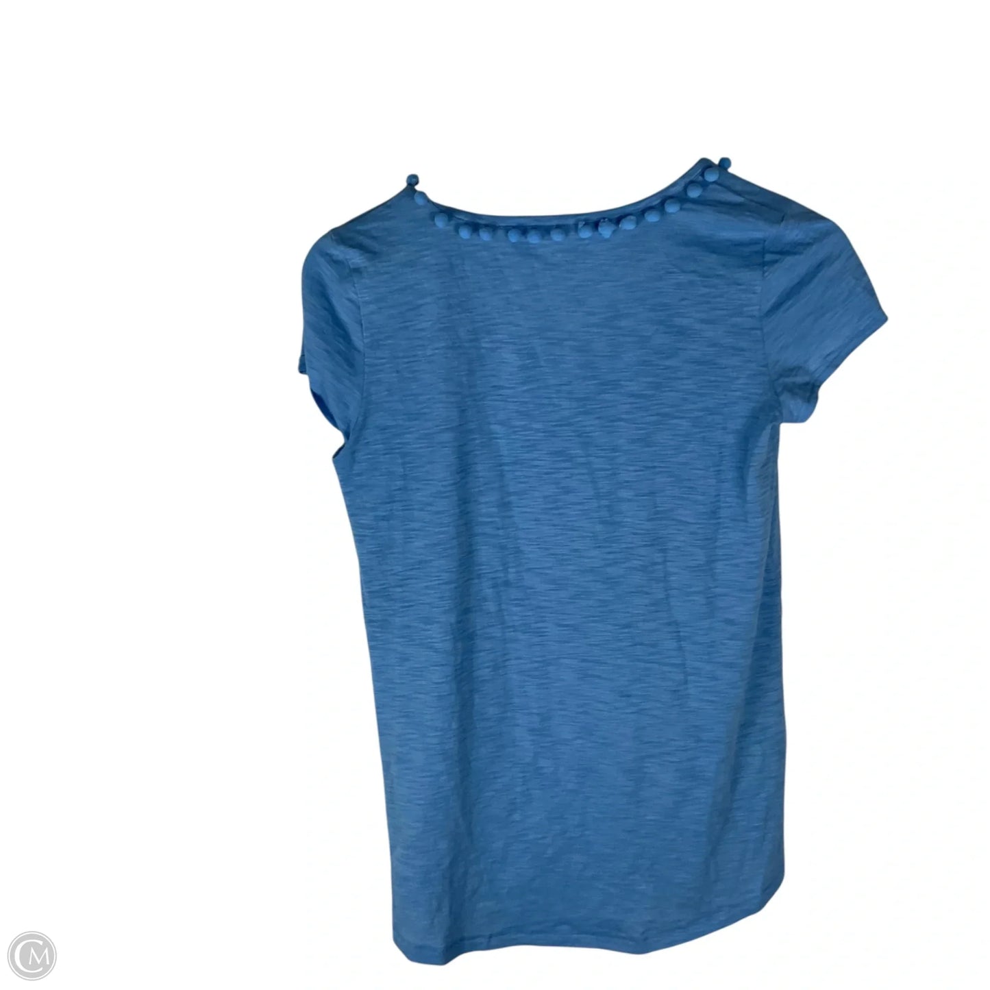 Top Short Sleeve Designer By Lilly Pulitzer In Blue, Size: Xxs