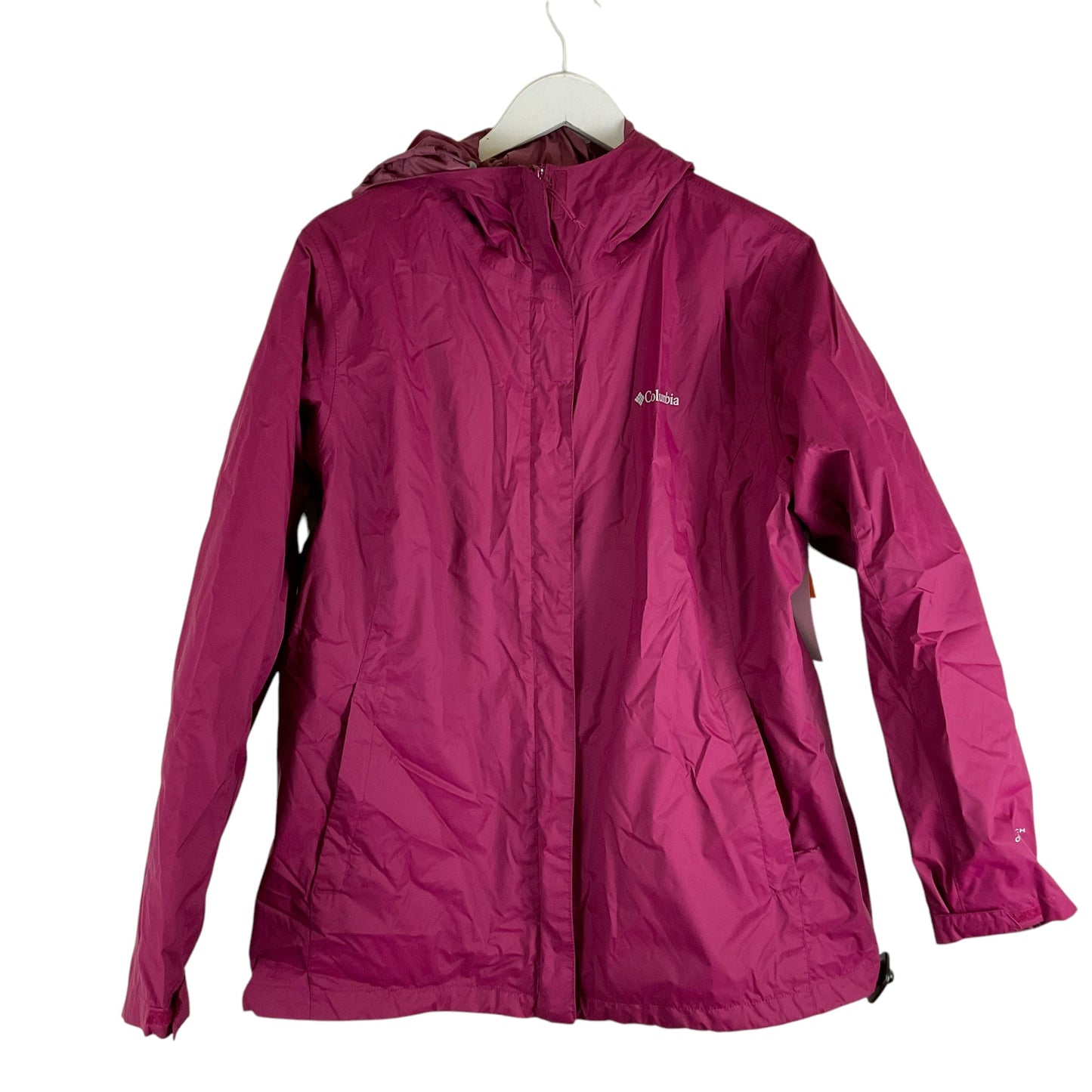 Jacket Windbreaker By Columbia In Pink, Size: 1x