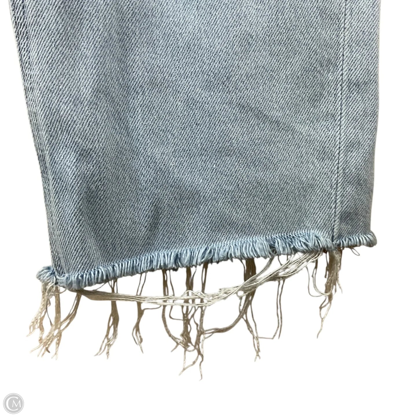 Jeans Straight By Paige In Blue Denim, Size: 6