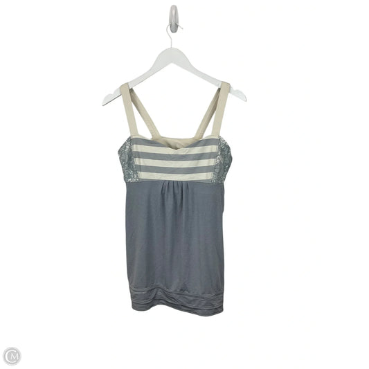 Athletic Tank Top By Lululemon In Grey, Size: 12
