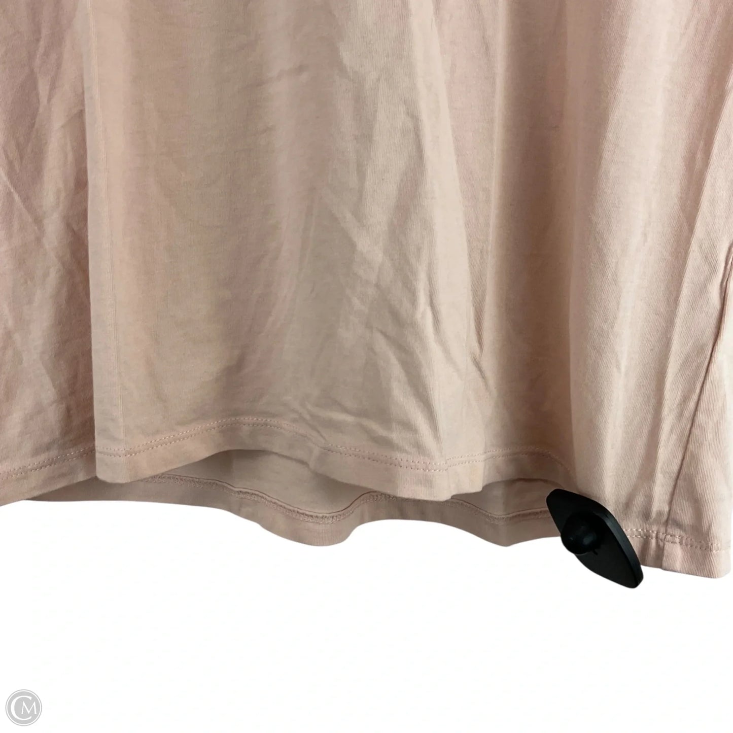 Top Short Sleeve Designer By Karl Lagerfeld In Peach, Size: S