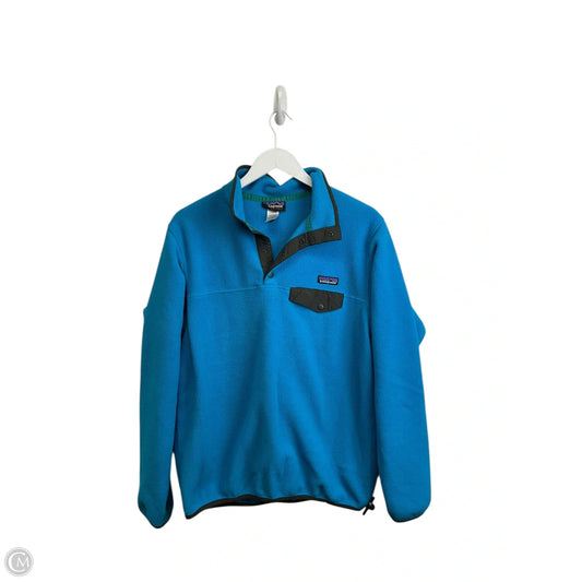 Jacket Fleece By Patagonia In Blue, Size: L
