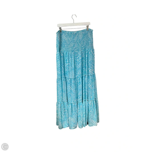 Dress Designer By Lilly Pulitzer In Aqua, Size: Xl