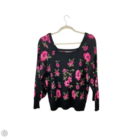 Sweater By Cato In Black, Size: 18