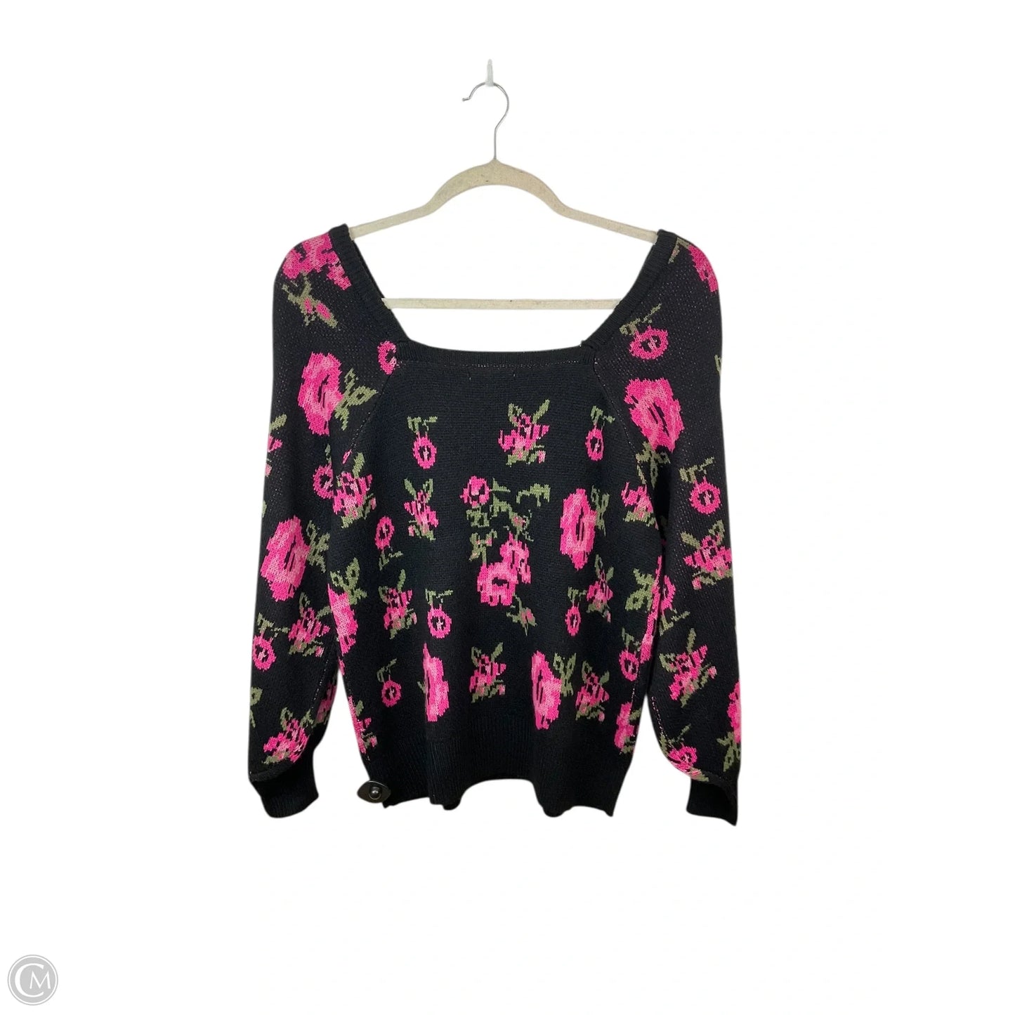 Sweater By Cato In Black, Size: 18