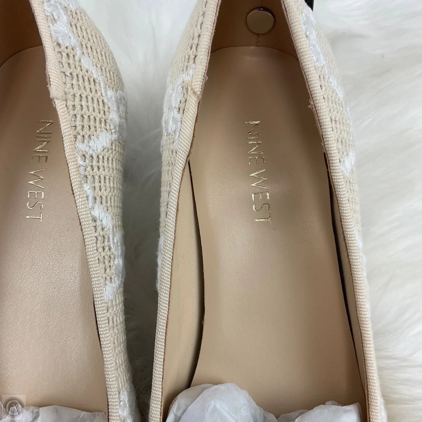 Shoes Heels Kitten By Nine West In Tan, Size: 8