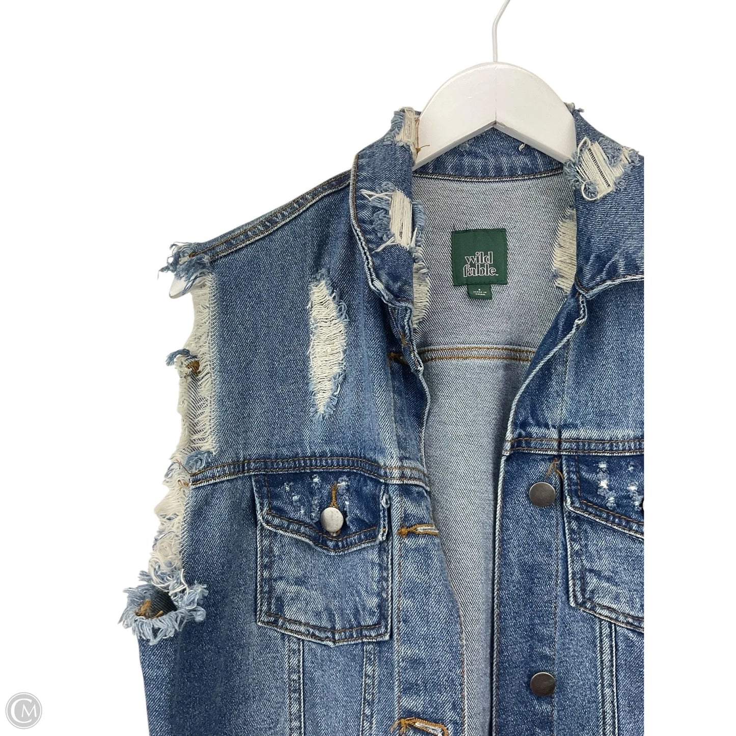 Vest Other By Wild Fable In Blue Denim, Size: S