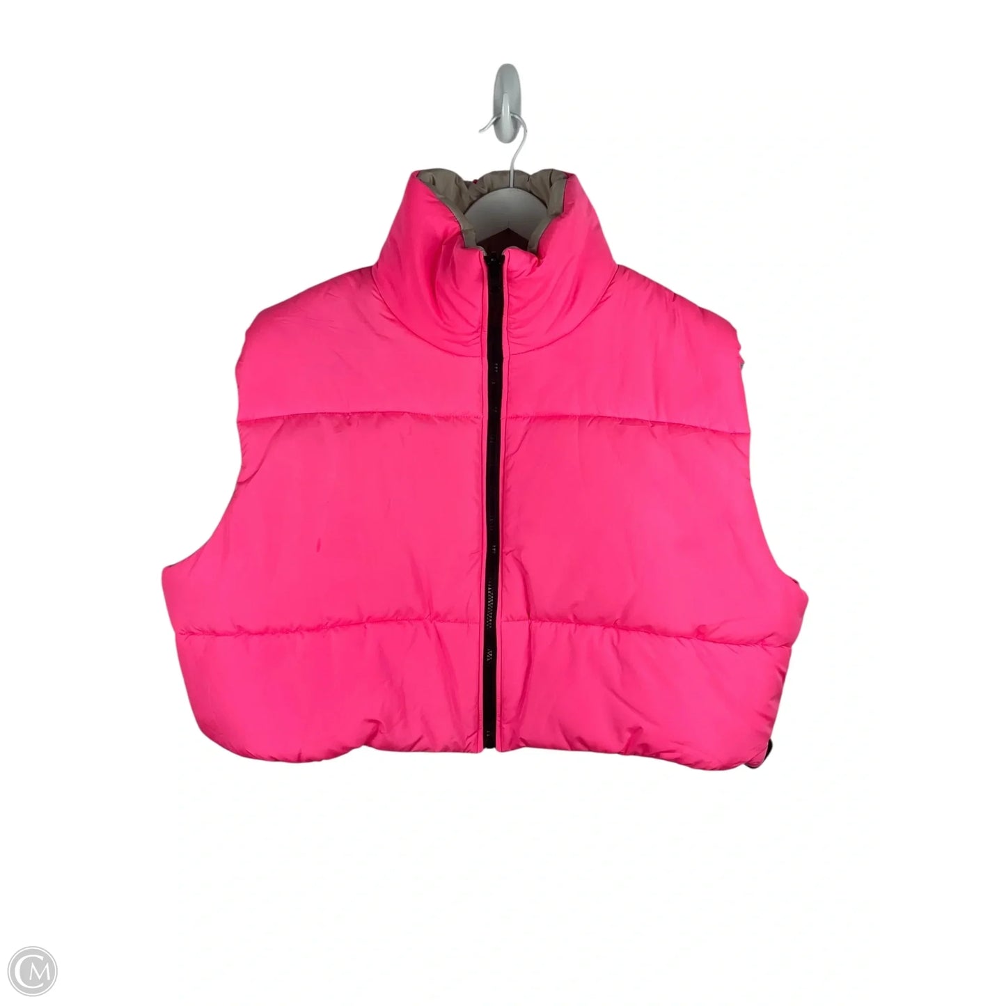 Vest Puffer & Quilted By Fashion Nova In Pink, Size: 3x