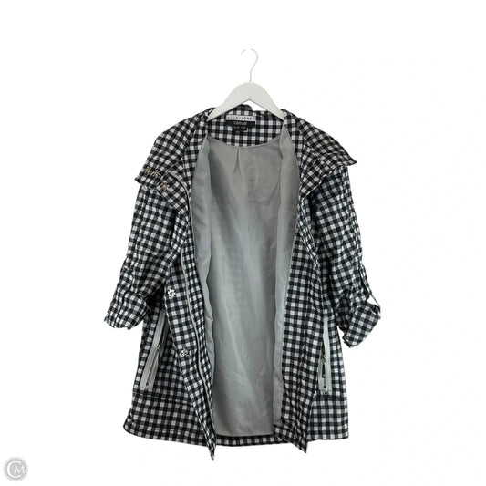 Jacket Windbreaker By Cme In Checkered Pattern, Size: Xs