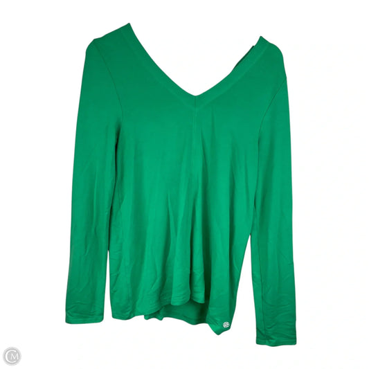 Top Long Sleeve Designer By Lilly Pulitzer In Green, Size: M