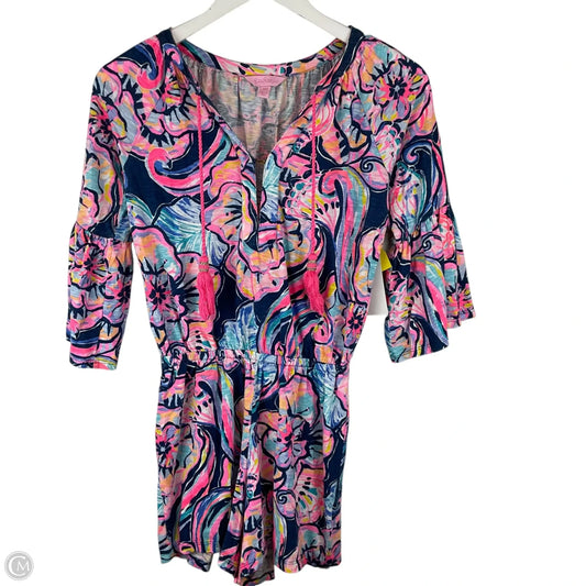 Romper Designer By Lilly Pulitzer In Blue, Size: Xxs