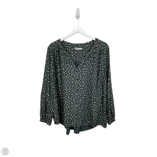 Top Long Sleeve By Sonoma In Grey, Size: 2x