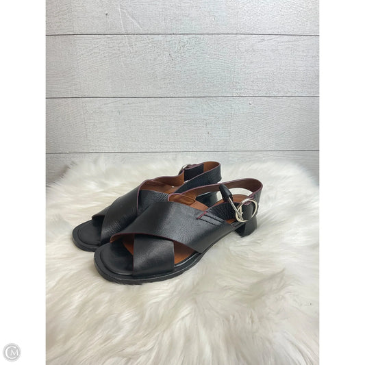 Sandals Heels Block By Cma In Black, Size: 9