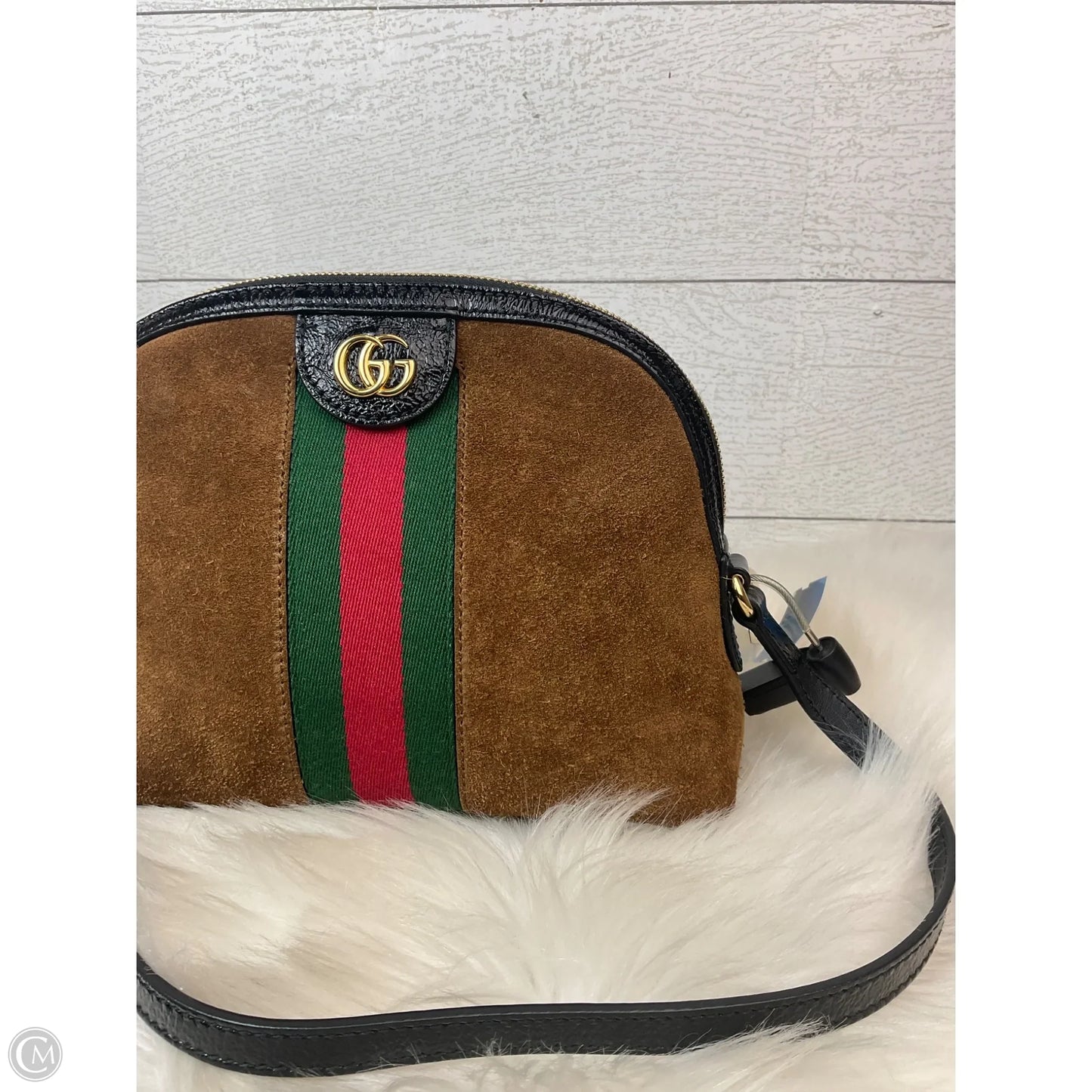 Crossbody Luxury Designer By Gucci, Size: Small