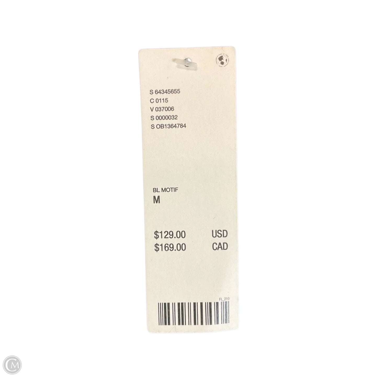 Coat Peacoat By Bdg In Brown & Green, Size: M