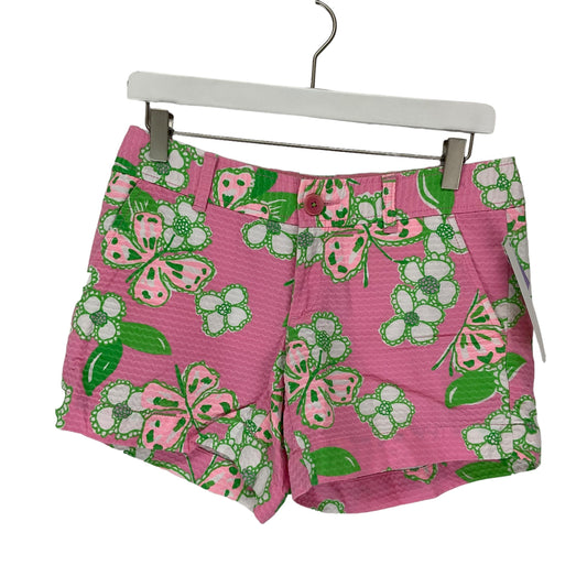 Green & Pink Shorts Designer Lilly Pulitzer, Size 2