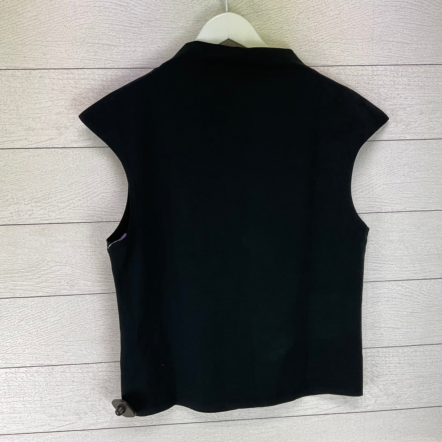 Black Top Short Sleeve Basic J. Crew, Size Xl