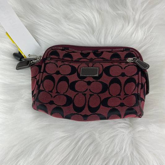 Makeup Bag Designer By Coach, Size: Medium