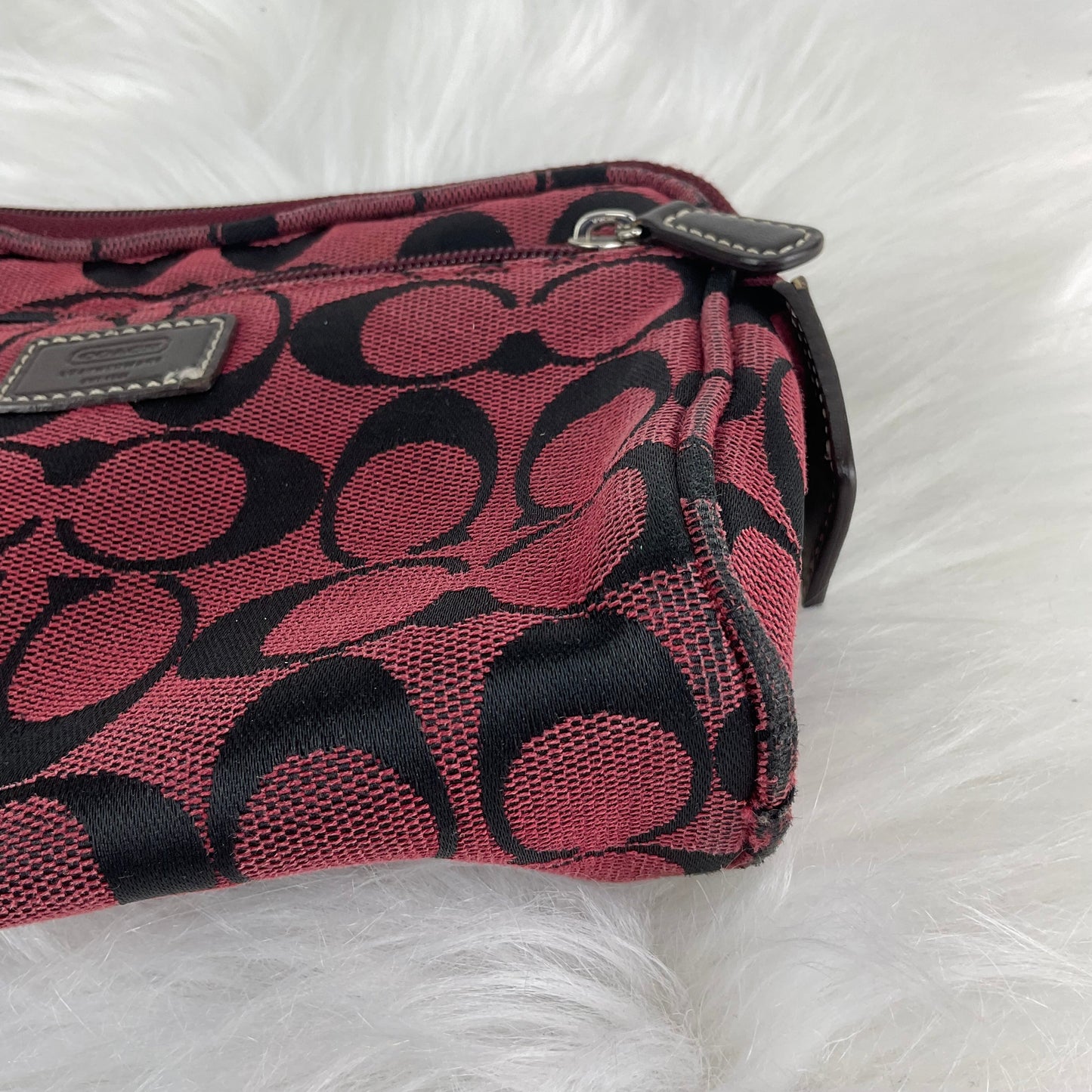 Makeup Bag Designer By Coach, Size: Medium