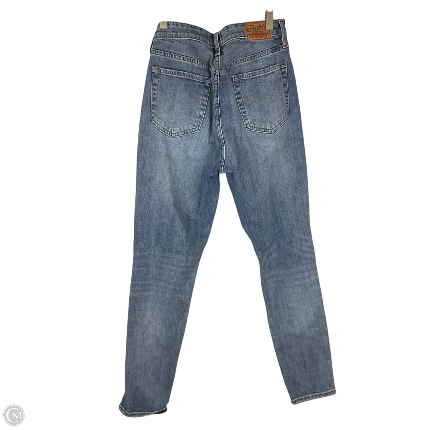 Jeans Straight By Levis In Blue Denim, Size: 4