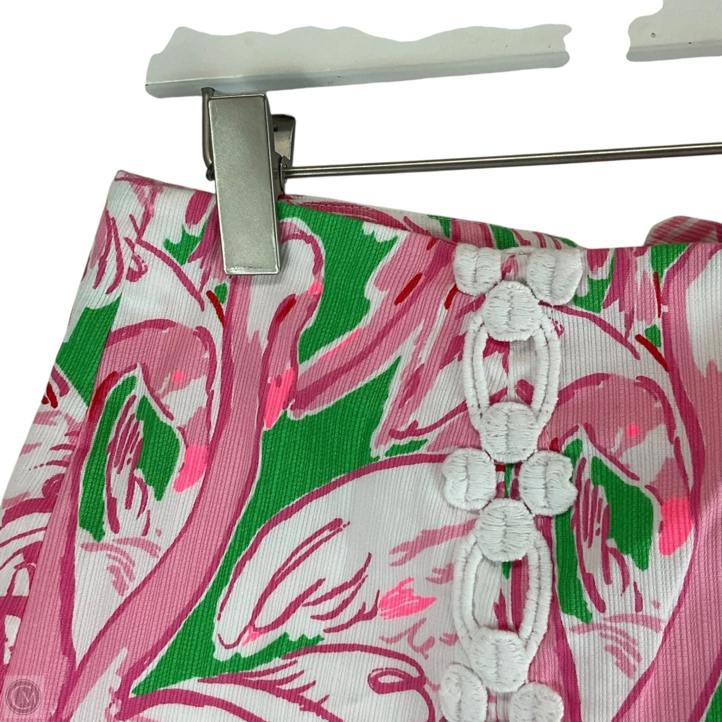 Skirt Designer By Lilly Pulitzer In Green & Pink, Size: 2