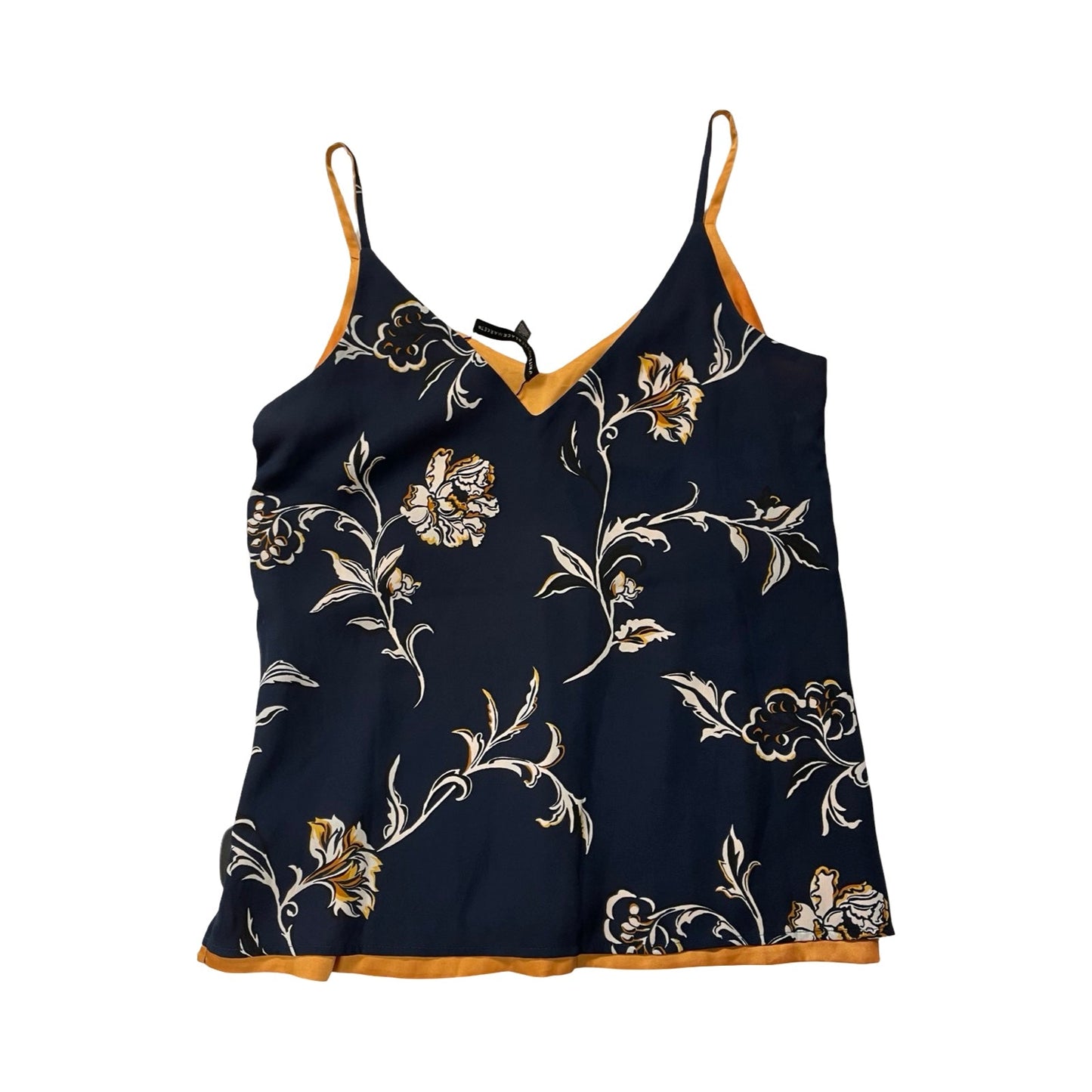 Top Sleeveless By White House Black Market In Blue & Yellow, Size:Xs