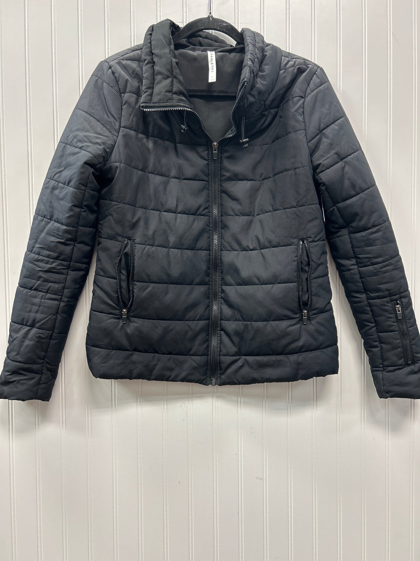 Jacket Puffer & Quilted By Fabletics In Black, Size:M