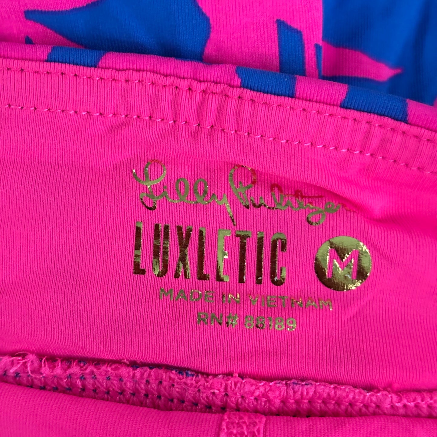 Skort Designer By Lilly Pulitzer In Blue & Pink, Size: M