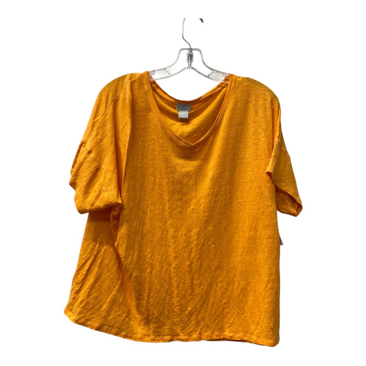 Top Ss Basic By Chicos In Orange, Size:Xl