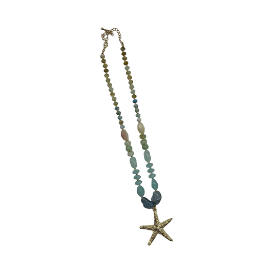 Necklace Charm By Clothes Mentor In Blue