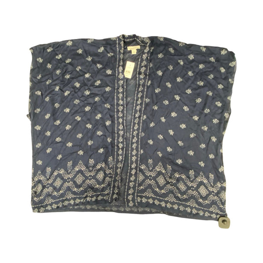 Cardigan By Loft In Blue & White, Size:Xs