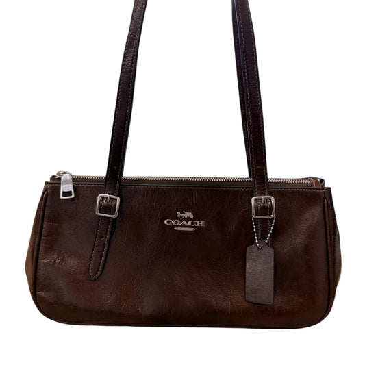 Handbag Designer By Coach In Brown, Size:Small