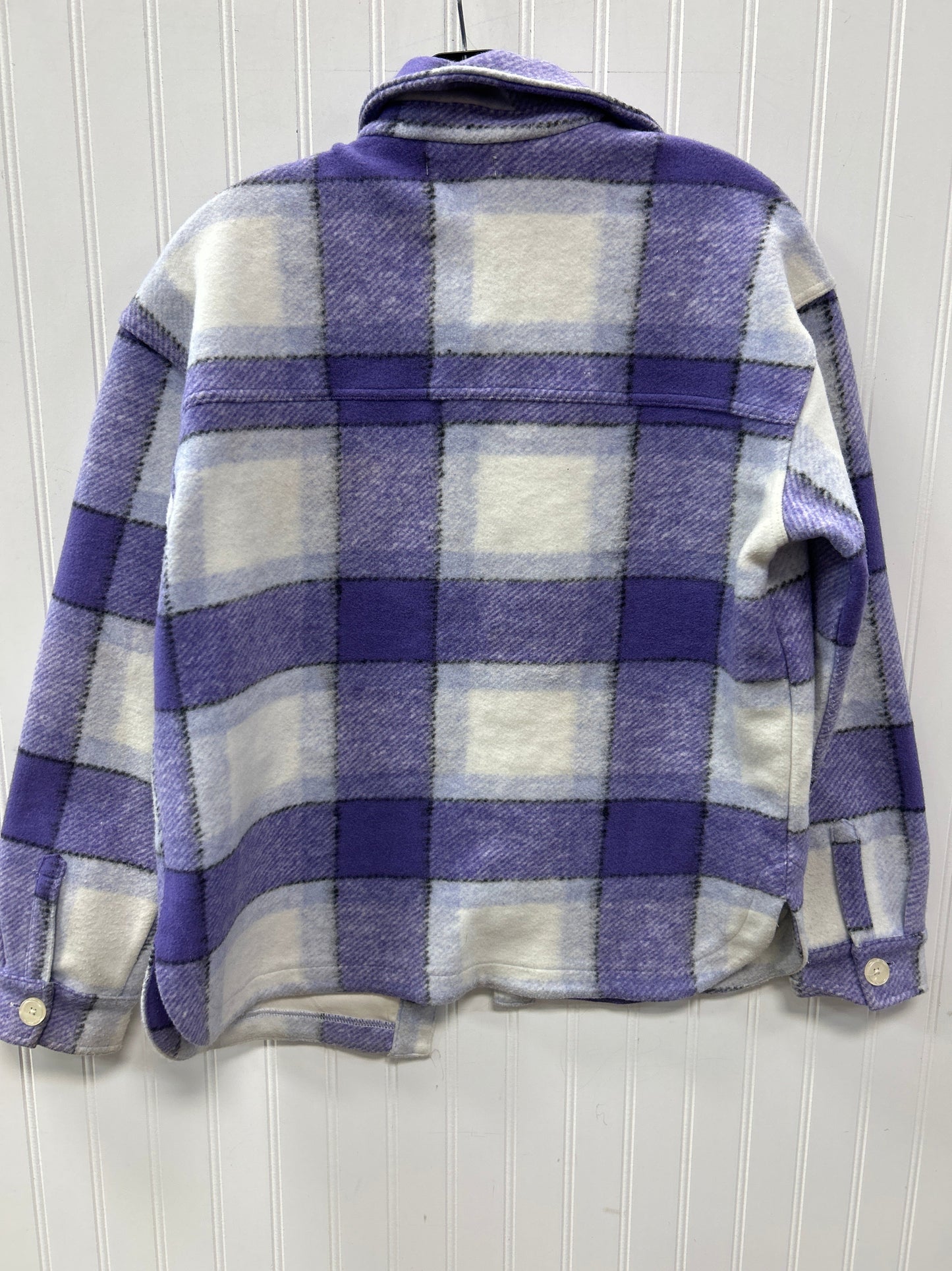 Jacket Fleece By Maurices In Purple, Size:Xs