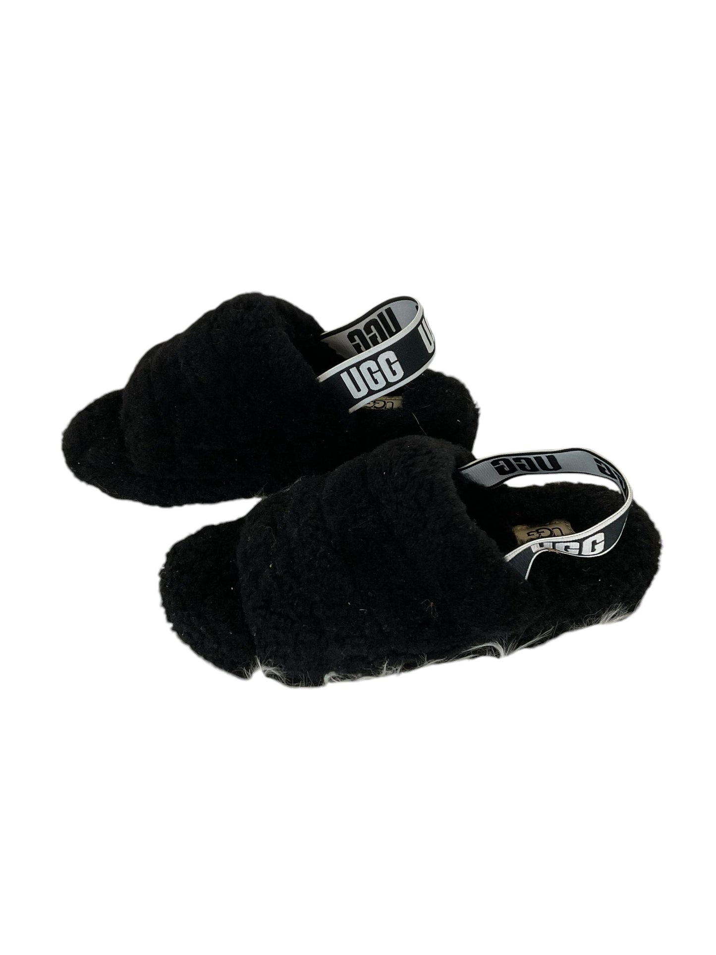 Sandals Designer By Ugg In Black, Size: 7