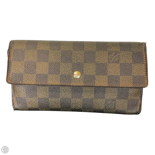 Wallet Luxury Designer By Louis Vuitton, Size: Large