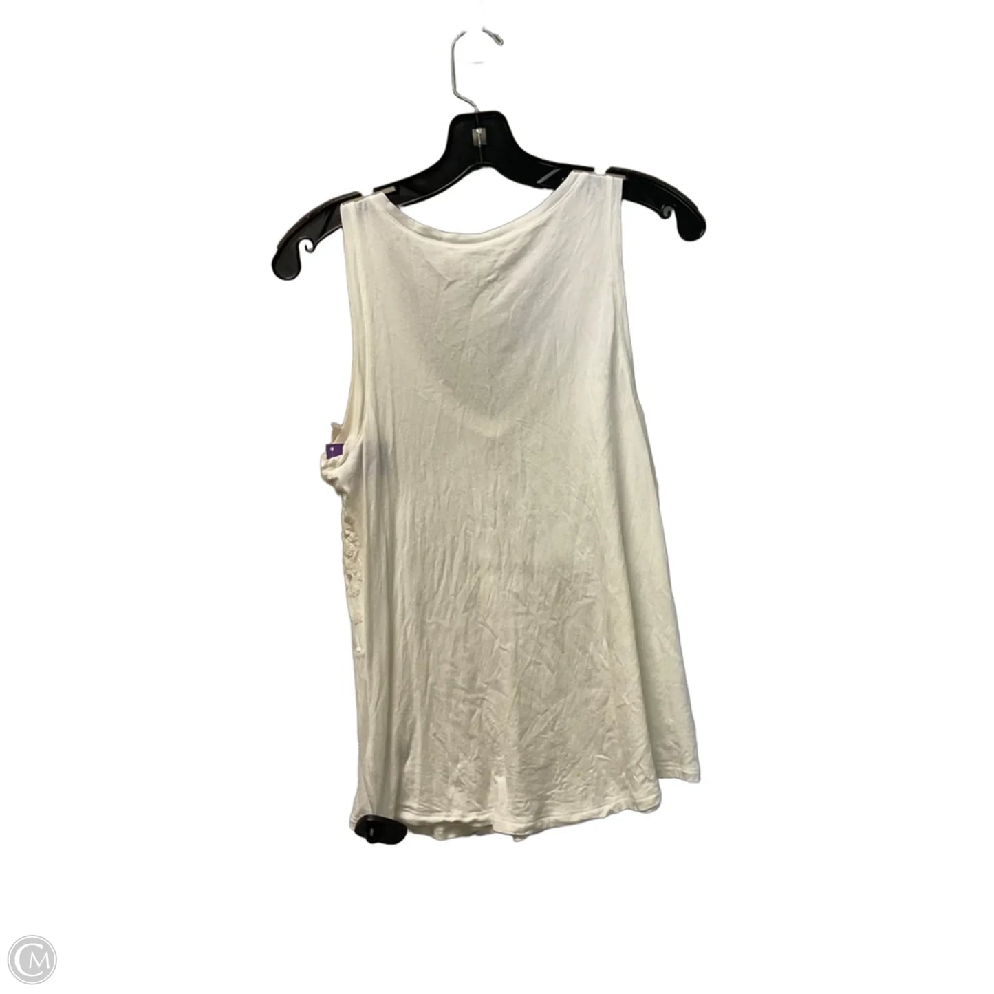 Top Sleeveless By Express In Cream, Size: S